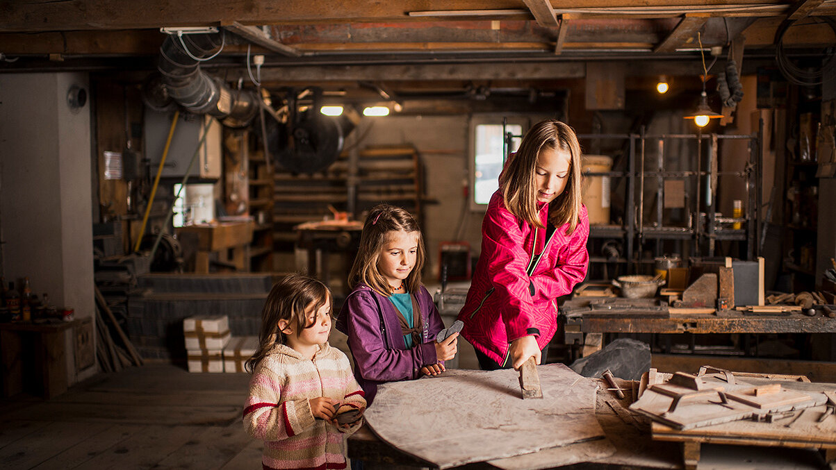 Besuch der Schiefertafelfabrik